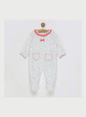 Babygro branco REJULIE / 19E5BFJ1GRE001