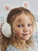 Tapa-orelhas branco urso menina BLAORETTE / 21H4PFO1ACD001