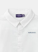Camisa branca com bordado KAEDMOND / 24E1BGL2CHM000