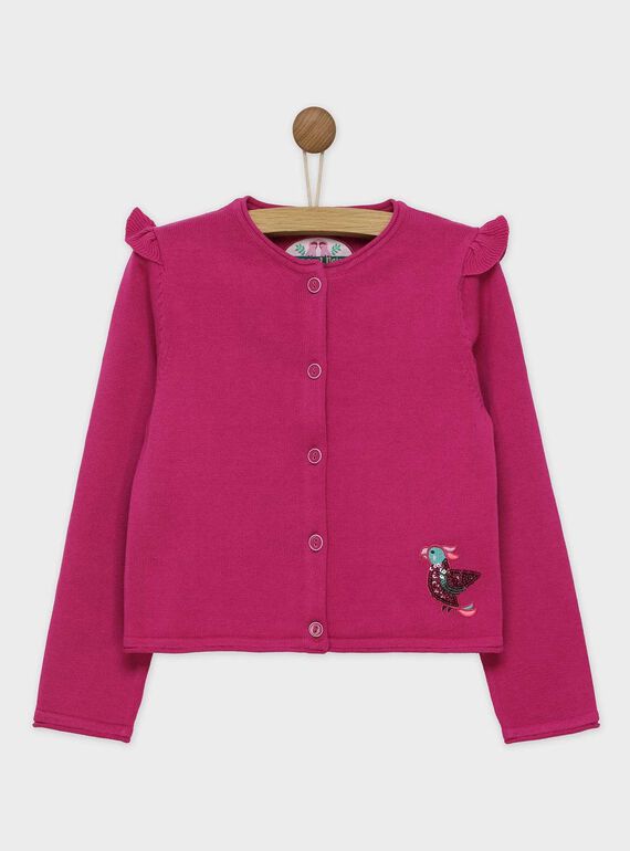 Cardigan rosa ROYMIETTE / 19E2PFQ1CARD302