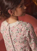Vestido floral com gola Claudine  LADEDETTE / 24H2PFQ1ROB001