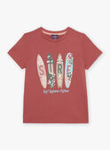 T-shirt com padrão surf FISURFAGE / 23E3PGD2TMC303