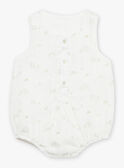 Babygro baunilha com estampado de animais em dupla gaze de algodão FULOUIS / 23E0CGY1BAR114
