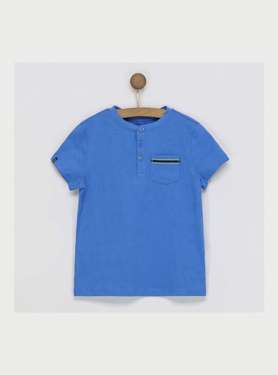 T-shirt mangas curtas azul RATICAGE3 / 19E3PGL3TMC201