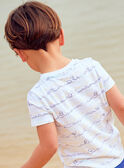 T-shirt branca menino COARAGE / 22E3PGN2TMC000