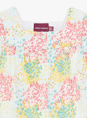Blusa em cetim de algodão com estampado florido bebé menina CASABRINA / 22E1BFN1CHE811