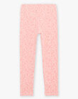 Pijama de duas peças de veludo rosa com sereias 23E5PF22CHN404