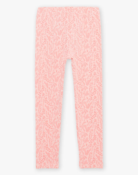 Pijama de duas peças de veludo rosa com sereias 23E5PF22CHN404