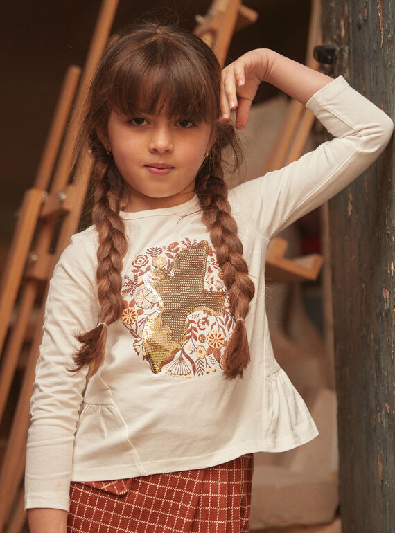 T-shirt de manga comprida com lantejoulas LILIBETTE / 24H2PFK2TML001