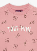 Sweat vintage com estampado de animais FAGETIENNE / 23E1BGD2SWED332