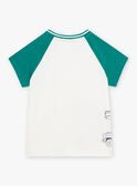 T-shirt cru com padrão gráfico menino COTICHAGE / 22E3PGM2TMC001
