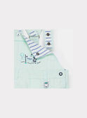 Blue green Short Overalls NYERIC / 18E1BG11SAC614