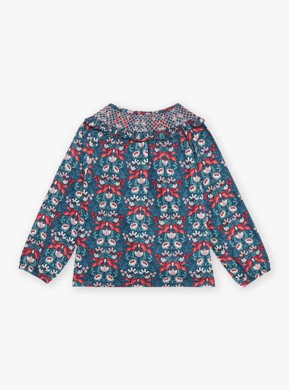 Blusa verde florida DUIBLETTE / 22H2PFZ1CHEG633