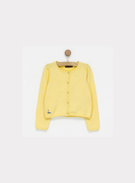 Yellow Cardigan NECARAETTE / 18E2PFF1CAR010