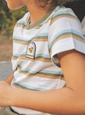 T-shirt com estampado às riscas FIPOUAGE / 23E3PGD3TMC001