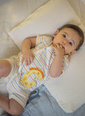 Babygro cru às riscas bebé menino CEILAN / 22E5BG53GRE001