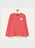 T-Shirt mangas compridas rosa RABAFETTE2 / 19E2PFB2TML303