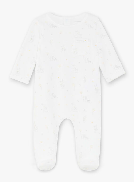 Babygro branco estampado ZOSACHA / 21E0NMG5GRE000