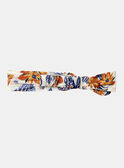 Fita branca com estampado flores e peixes multicores KAZELIE / 24E4BFS1BAN001