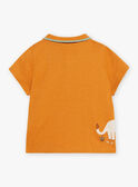 Polo em jersey amarelo bebé menino CAKOBE / 22E1BG91POLB114