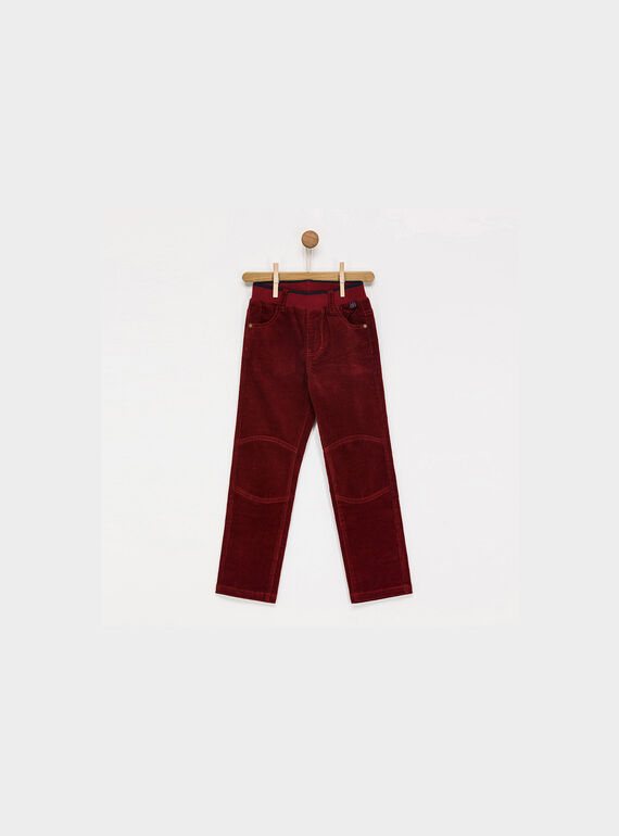 Dark burgundy pants POVELAGE7 / 18H3PGJ3PAN503