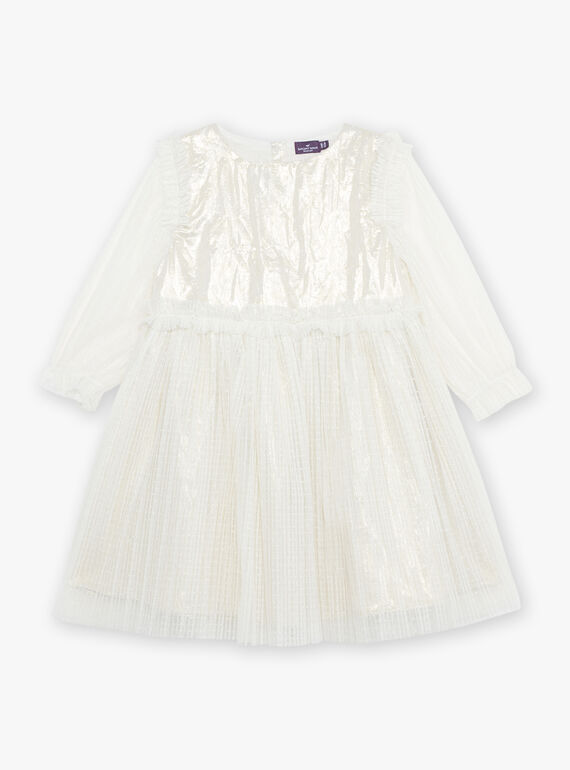 Vestido plissado em tule DAEFETTE / 22H2PF61ROB005
