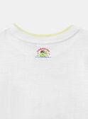 T-shirt de cor crua com dinossauro KLAPLOCAGE / 24E3PGN3TMC000