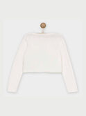 Cardigan branco RIPOPETTE / 19E2PFE3CAR001