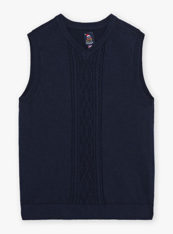 Camisola sem mangas em malha torcida DUPULAGE / 22H3PG61PSMC205