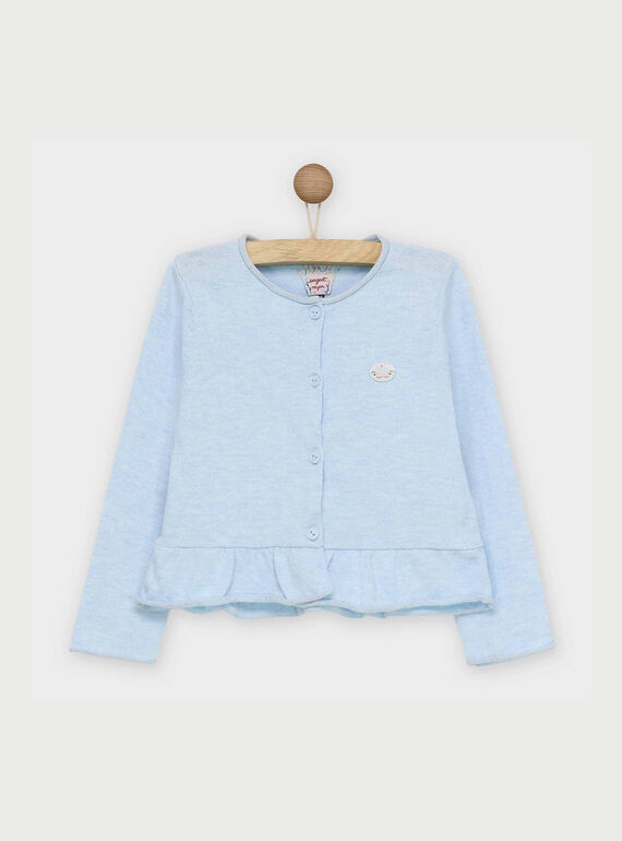 Cardigan azul-celeste RABIBETTE / 19E2PF42CAR020