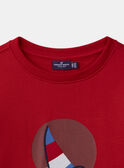 Red SWEAT SHIRT MOSKIPAGE / 25E3PGJ1SWE050