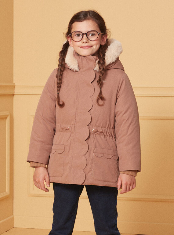 Light brown PARKA LIKITETTE / 24H2PF71PAR804