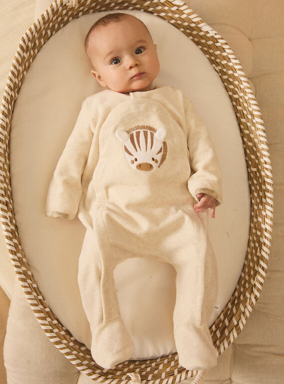 Babygrow zebra de veludo   MOSES / 25E0NG22GREA011
