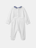 Babygrow de veludo devoré MECHARLOTTE / 25E5BFD2GRE001