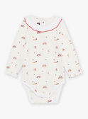 Conjunto body e vestido-jardineiras de ganga bebé menina CABRIGITTE / 22E1BF71ENSP274