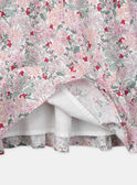 Vestido floral com gola Claudine  LADEDETTE / 24H2PFQ1ROB001