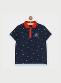 Polo azul RIFOAGE / 19E3PGE1POLC214