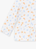 T-shirt de banho cru com estampado florido KITIANA / 24E4BFG1TUV001