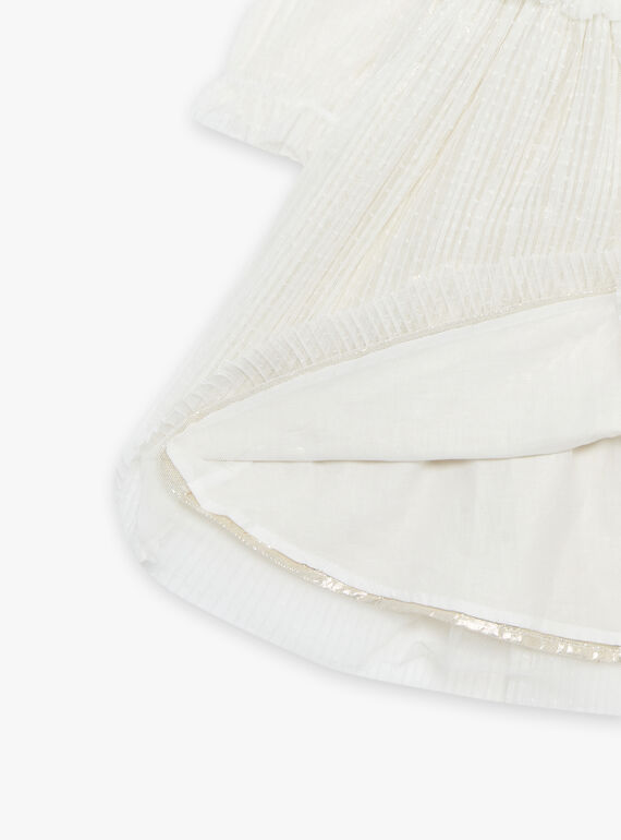 Vestido plissado em tule DAEFETTE / 22H2PF61ROB005