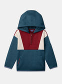 Sweat Tricolor com Capuz LAROAGE / 24H3PGR1SWE714