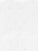 Babygro branco estampado ZOSACHA / 21E0NMG5GRE000