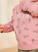 Sweat vintage com estampado de animais FAGETIENNE / 23E1BGD2SWED332