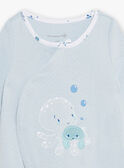 Babygro polvo bebé em tubic azul e gorro recém-nascido menino COLE_B / 22E0NGI1GREC227