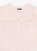 Blusa nude em dupla gaze de algodão FAURSULA / 23E1BFP1CHED319