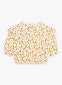 Camisola de fato de treino em tecido polar com estampado crú e florido FABABY / 23E1BF81JGH001