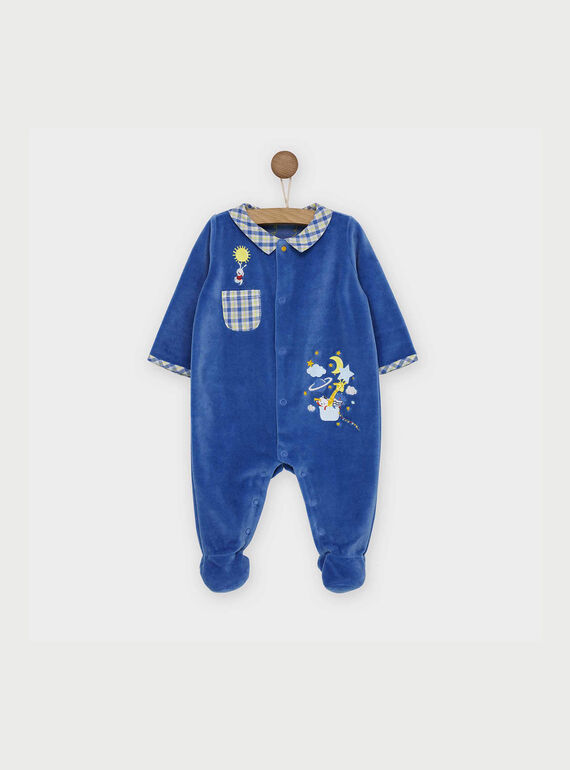 Babygro azul REMATHIS / 19E5BG72GRE216