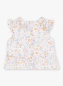 Blusa com estampado florido e folhos bebé menina CYAMELIE / 22E1BF11CHE001