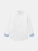 Camisa branca elegante KREPOPAGE / 24E3PGL3CHM000