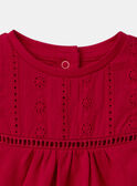 Red BODYSUIT NACINDY / 25H1BFK1BODF510