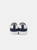 Navy LEATHER BASKET NILOPETTE / 25F10PF42BKC705